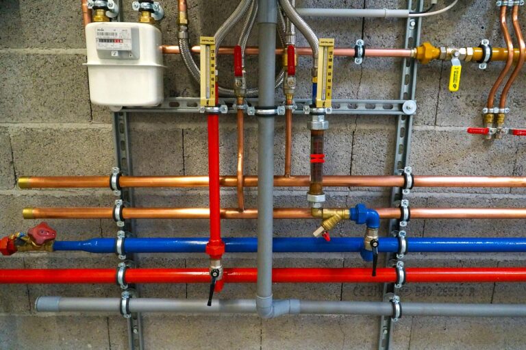 plumbing-with-different-color-pipes
